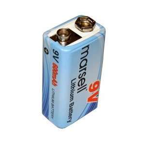  Marsell Primary Lithium Battery 9V 600mAh (5.4Wh, 24mA 