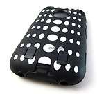 blk white polka dots impact phone cover hard case apple