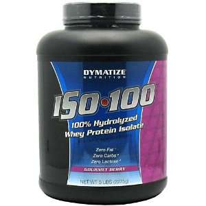  Dymatize 100% Hydrolyzed Whey Protein Isolate, Berry, 5 lb 