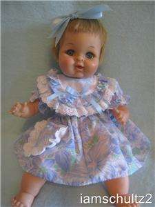 Vintage 1950s IDEAL 14 Thumbelina OTW BABY SNOOZIE Wind Up Newborn 