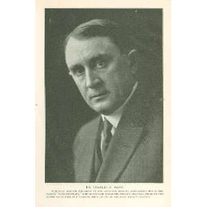  1916 Print Dr Charles H Mayo of Mayo Brothers Clinic 
