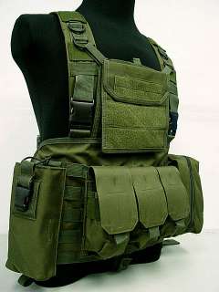 FSBE LBV Tactical Load Bearing Molle Assault Vest OD  