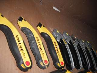 STANLY AND DEWALT TAPE MEASURES AND UTILITY KNIVES  