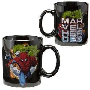  Vandor 26061 Marvel Heroes Ceramic Mug, Multicolored, 12 