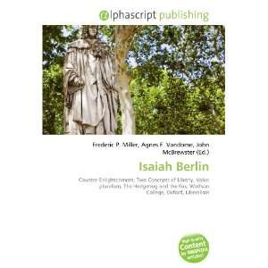  Isaiah Berlin (9786133747098) Books