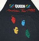 VINTAGE QUEEN AMERICAN TOUR 82 T  SHIRT 1982 1980S M ORIGINAL