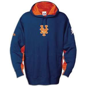  New York Mets Cooperstown The V Hooded Fleece by Majestic 