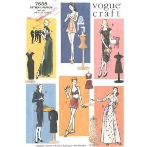  Vogue Craft 7558 Doll Pattern Arts, Crafts & Sewing