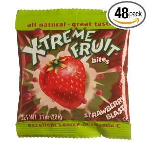 Treme Fruit bites? Strawberry, .71 Ounce Bags (Pack of 48)  