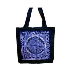 Celtic Knot Purple/Black Tote Bag