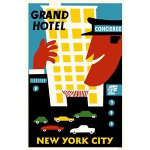 Grand Hotel, New York City Poster 