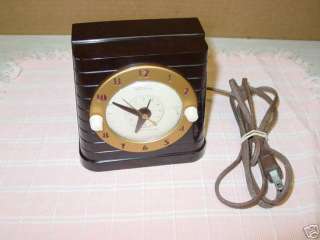 Vintage,Telechron,Clock,Switch Alarm,Model 8H61,Works  
