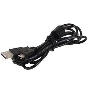  40 USB 2.0 A (M) to 5 pin USB 2.0 Mini B (M) Cable (Black 