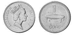 FIJI 4 PIECE COIN SET, 1 TO 10 CENTS  