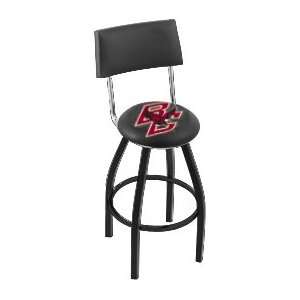  Boston College Steel Logo Stool with Back and L8B4 Base 