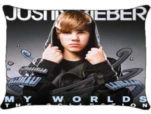 New Justin Bieber My World Pillow Case Decor Bed Gift  