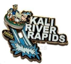 MICKEY DONALD Rafting KALI RIVER RAPIDS Logo SLIDER WDW Disney Pin 