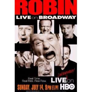  Robin Williams Live on Broadway (2002) 27 x 40 Movie 