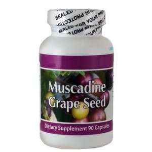 Muscadine Grape Seed 1 Bottle   90 Capsules by Fresh Health Nutritions