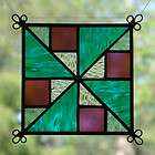 12 Stained Glass Suncatchers in Quilt Patterns items in Stained Glass 