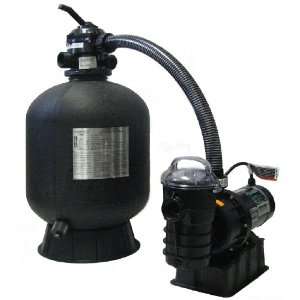   II Sand Filter and Pump 24 Filter with 2hp 2 speed Pump Toys & Games