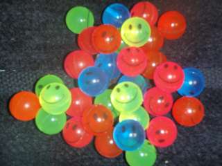 24 Smile Smiley Face Bouncy Bouncing Balls Party Favor  