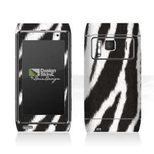  Design Skins for Nokia N 8   Zebra Fur Design Folie 