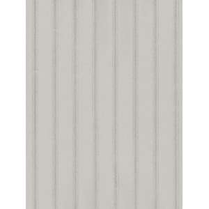  Large Ticking Stripes Gray on White Wallpaper in Tuxedo 