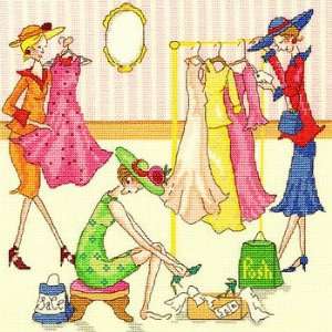  Ladies Who Lunch   Spending to Save   Cross Stitch Pattern 