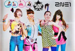 2NE1 Black Jack Korean Singer Group Poster 964m New  
