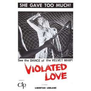  Violated Love Movie Poster (11 x 17 Inches   28cm x 44cm 