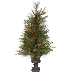    30 Jack Mix Pine/Berry Potted Christmas Tree: Home & Kitchen