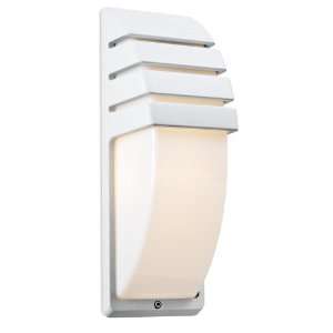  Architectural White 13 3/4 High Outdoor Wall Light