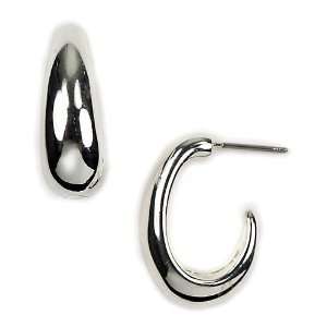 Napier Thick Oval Hoop Earrings Jewelry
