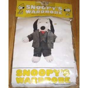   Wardrobe for 18 Plush Snoopy   Grey Flannel Suit Outfit Toys & Games