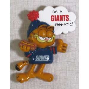  1990 Garfield New York Giants Fan Atic Pinback Everything 