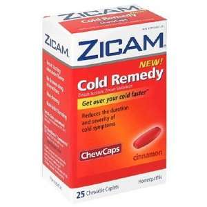  Zicam Cold Remedy ChewCaps, 25 Chewable Caplets Health 