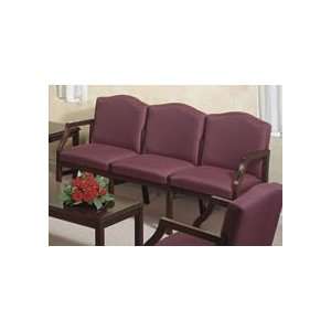 Lesro Furniture Hartford Series Reception 3 Seat Sofa Wood/Reception 