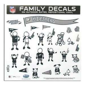  Philadelphia Eagles 11in x 11in Family Car Decal Sheet 