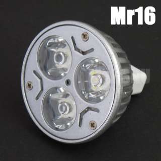 GU10 E27 Mr16 3W Warm&Cool White 3*1W LIGHT Spot Lamp Led BULB 110V 