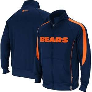  Chicago Bears Tailgate Time Full Zip Track Jacket Sports 