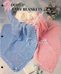 Hooded Baby Blankets, Annies crochet patterns  