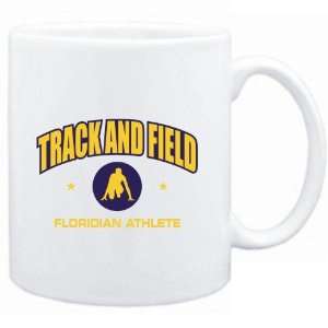  Mug White  Track & Field   Floridian Athlete  Usa States 