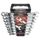   Piece SAE GearWrench XL Locking Flex Head Ratcheting Wrench Set