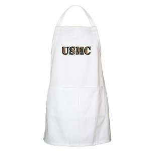  Military Backer USMC (Camo) BBQ Apron: Home & Kitchen