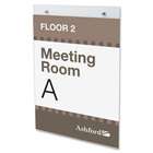 wall sign holder plastic 8 1 2 x 11 clear