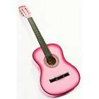 Crescent Players New Pink Acoustic Guitar W/ Accessories Combo Kit 
