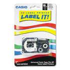 CASIO Label Printer Iron On Transfer Tape 18mm Black On White easy way 