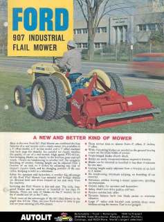 1963 Ford 2000 Tractor & 907 Mower Brochure  