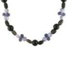 Freshwater Coin Cultured Pearl and Multi Gemstone Endless Necklace